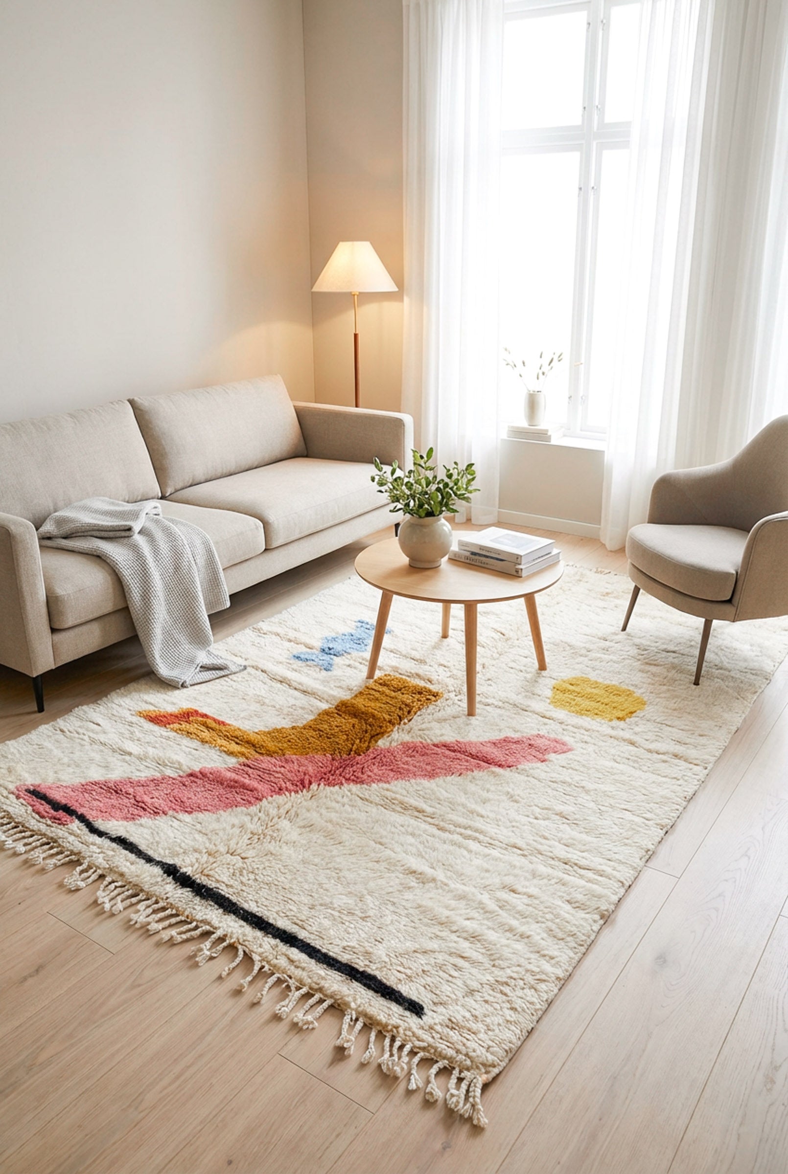 Bunter Berberteppich – Nr. 634