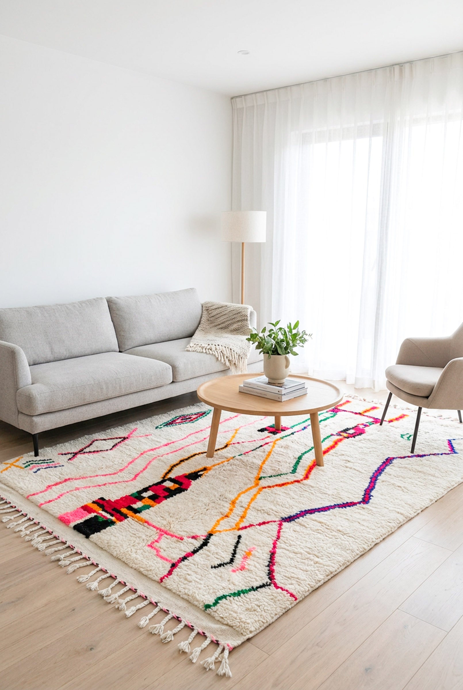 Bunter Berberteppich – Nr. 688 