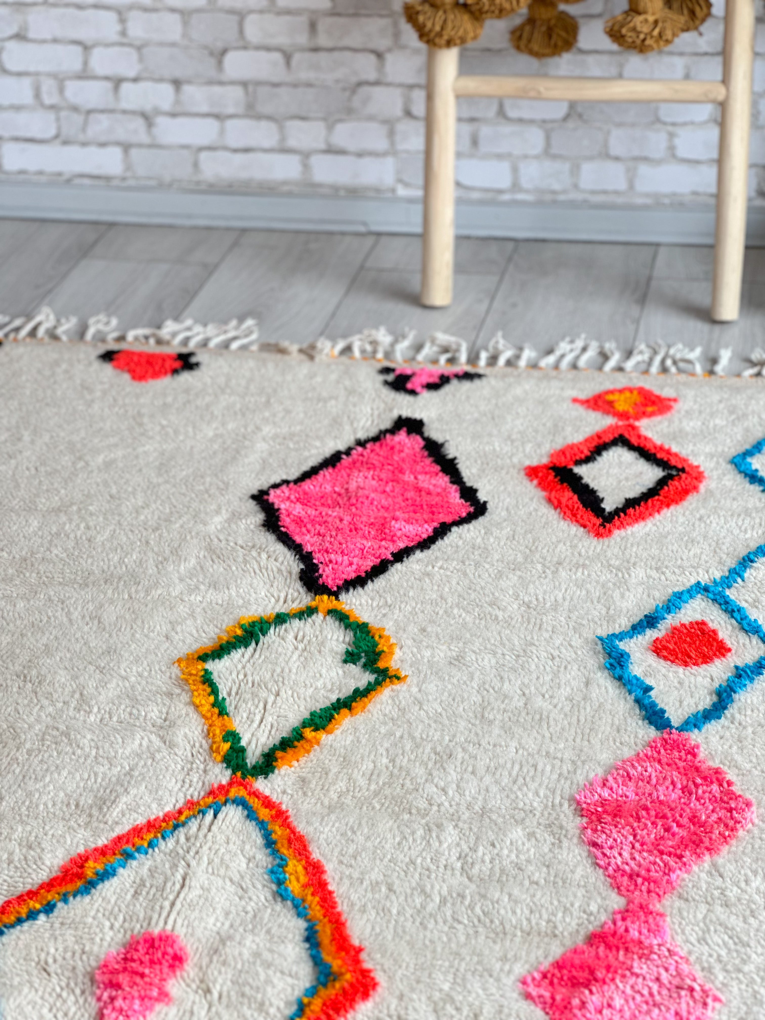 Colorful Berber rug 199 x 320 cm - n°603