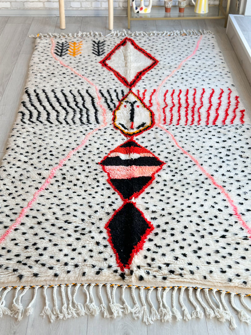 Colorful Berber rug 140 x 260 cm - n°691