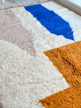 Colorful Beni Ouarain rug - 161 x 256 cm - n°741