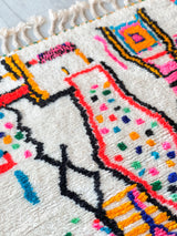 Colorful Berber rug 100 x 150 cm - n°846