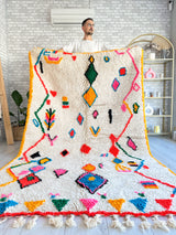 Colorful Berber rug 158 x 260 cm - n°744