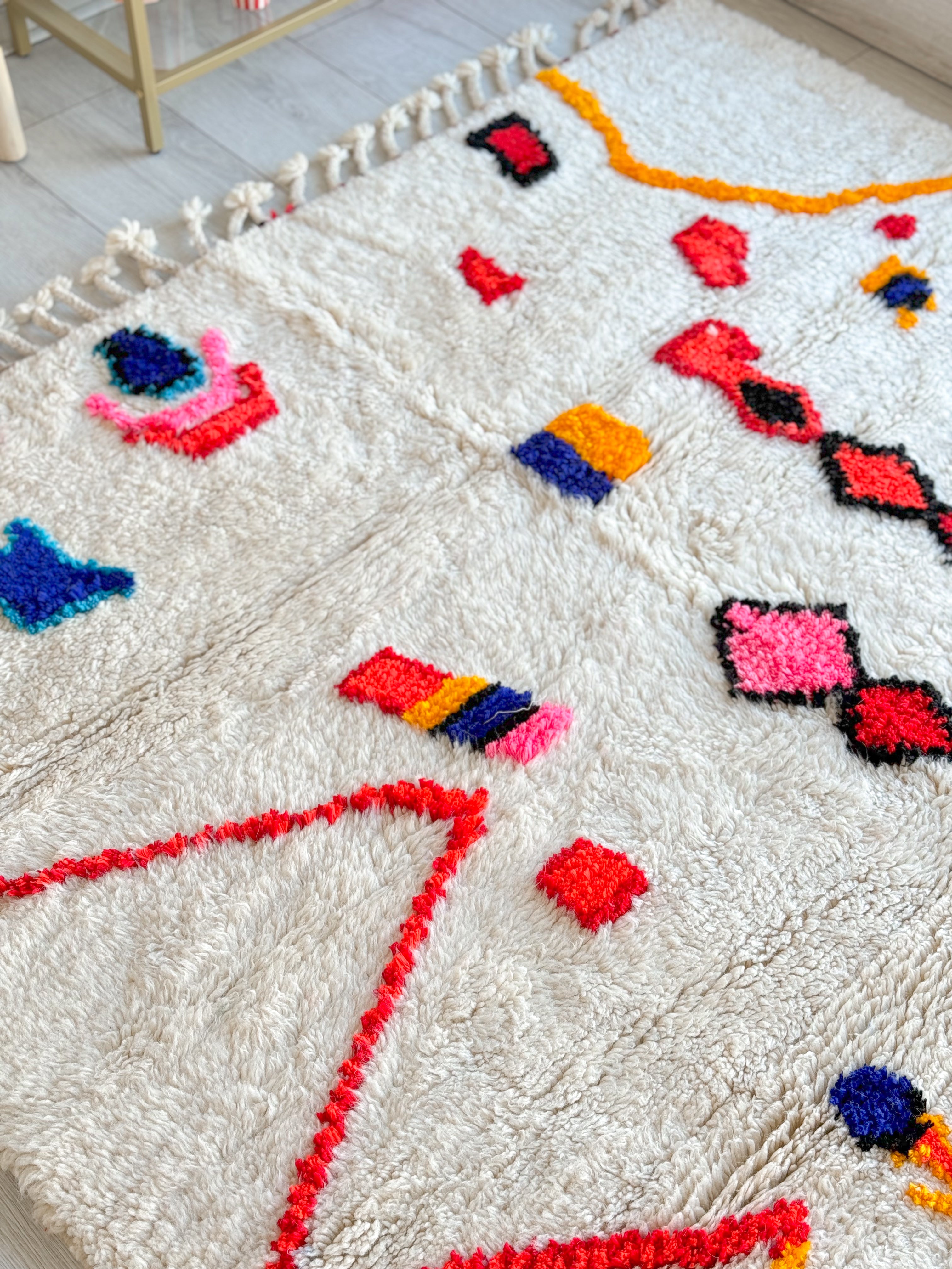 Colorful Berber rug 160 x 260 cm - n°864