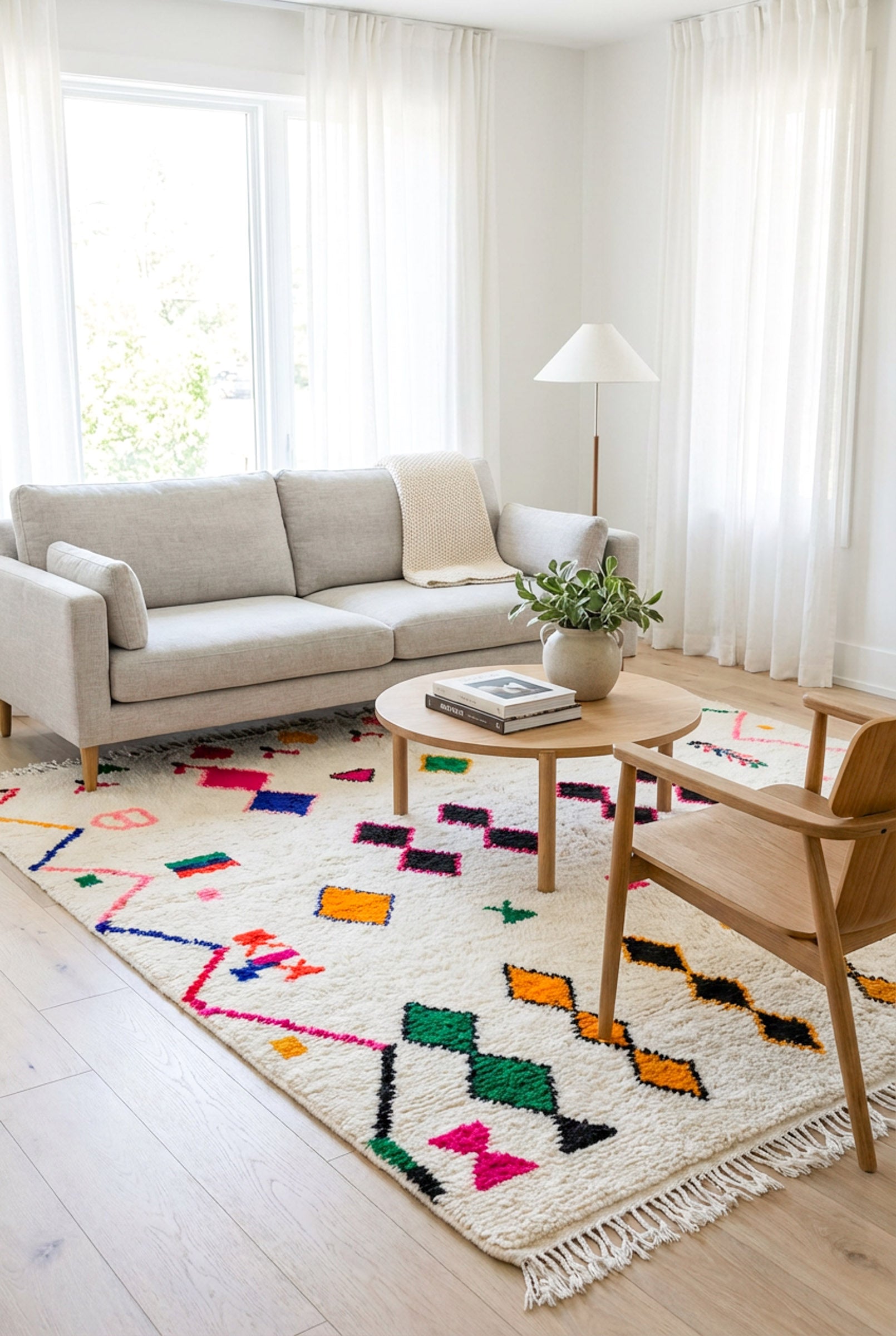 Bunter Berberteppich – Nr. 700