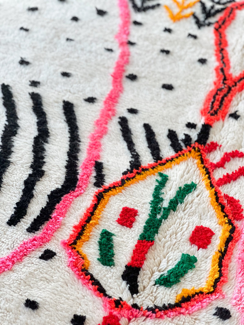 Colorful Berber rug 150 x 263 cm - n°592