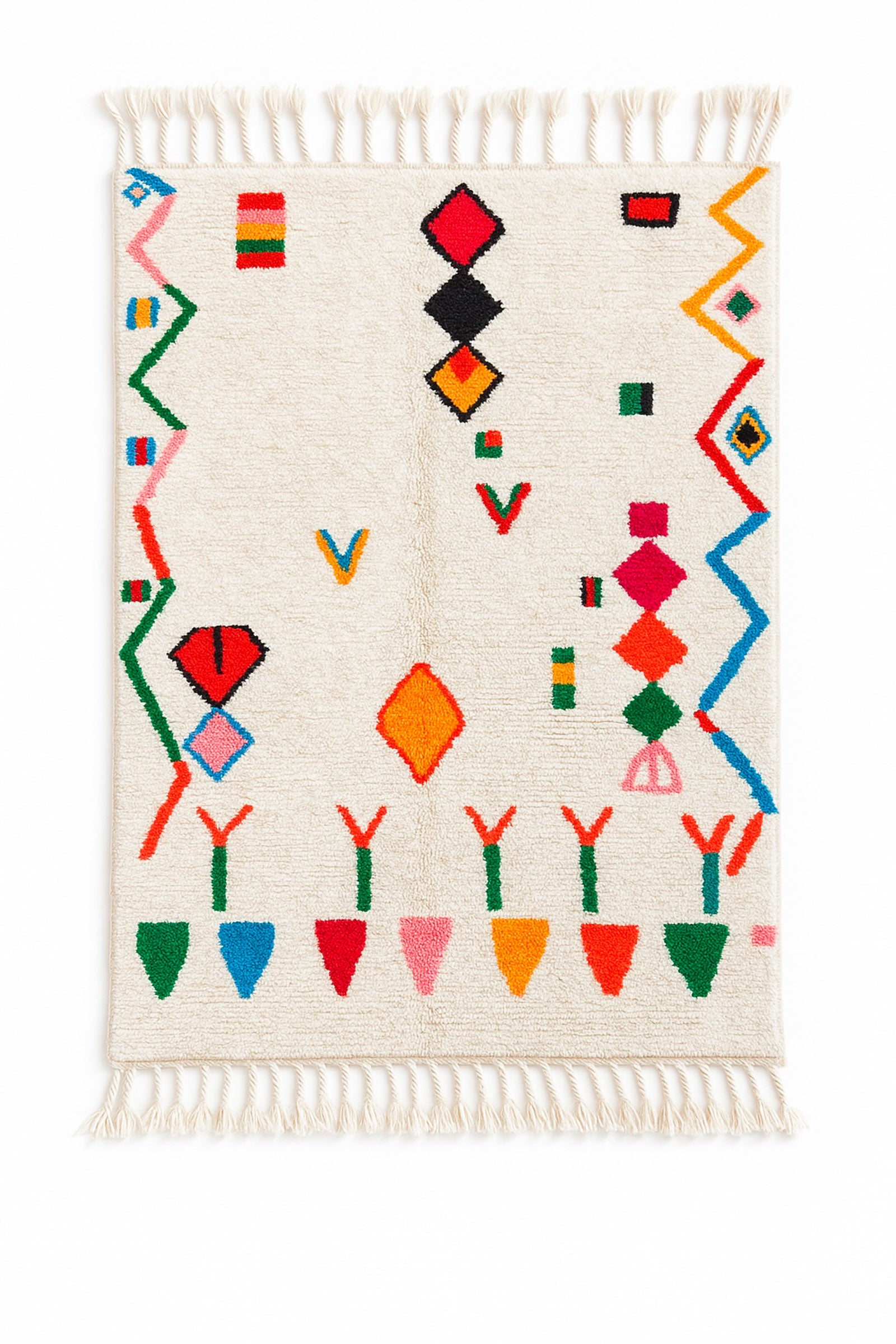 Colorful Berber rug 150 x 223 cm - No. 2379