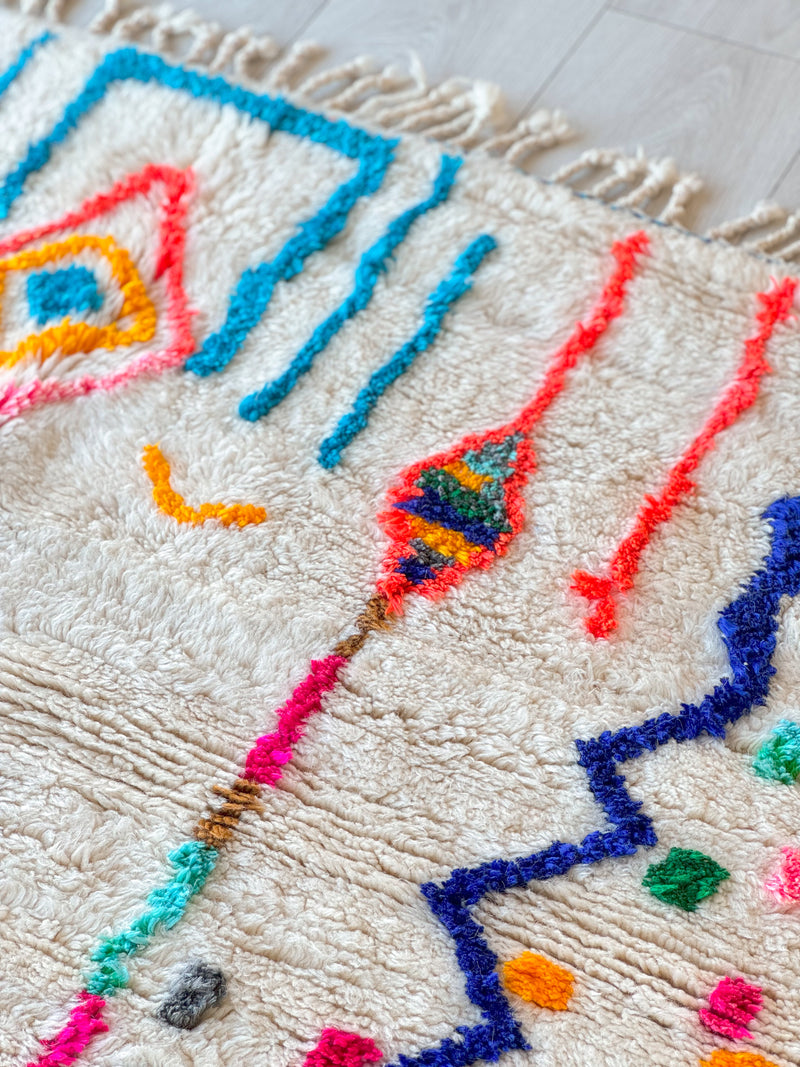 Colorful Berber rug 153 x 270 cm - n°873