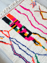 Colorful Berber rug 110 x 162 cm - n°895