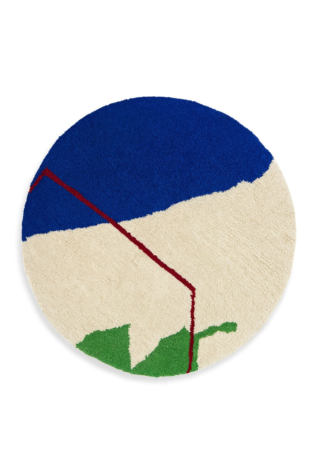 Tapis rond berbère coloré 138 cm - n°3