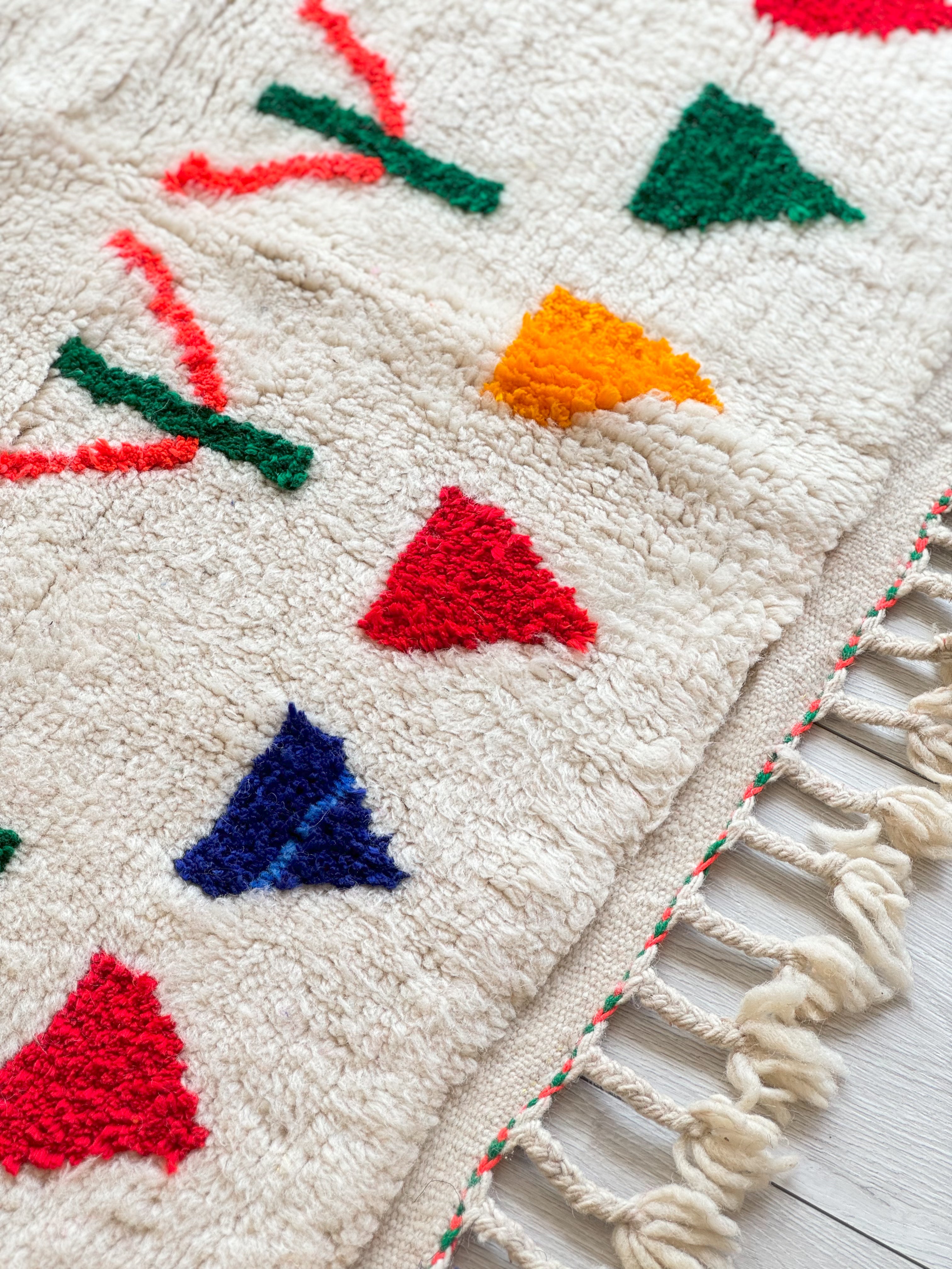 Colorful Berber carpet - n°1429