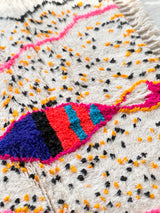 Colorful Berber rug 150 x 255 cm - n°868