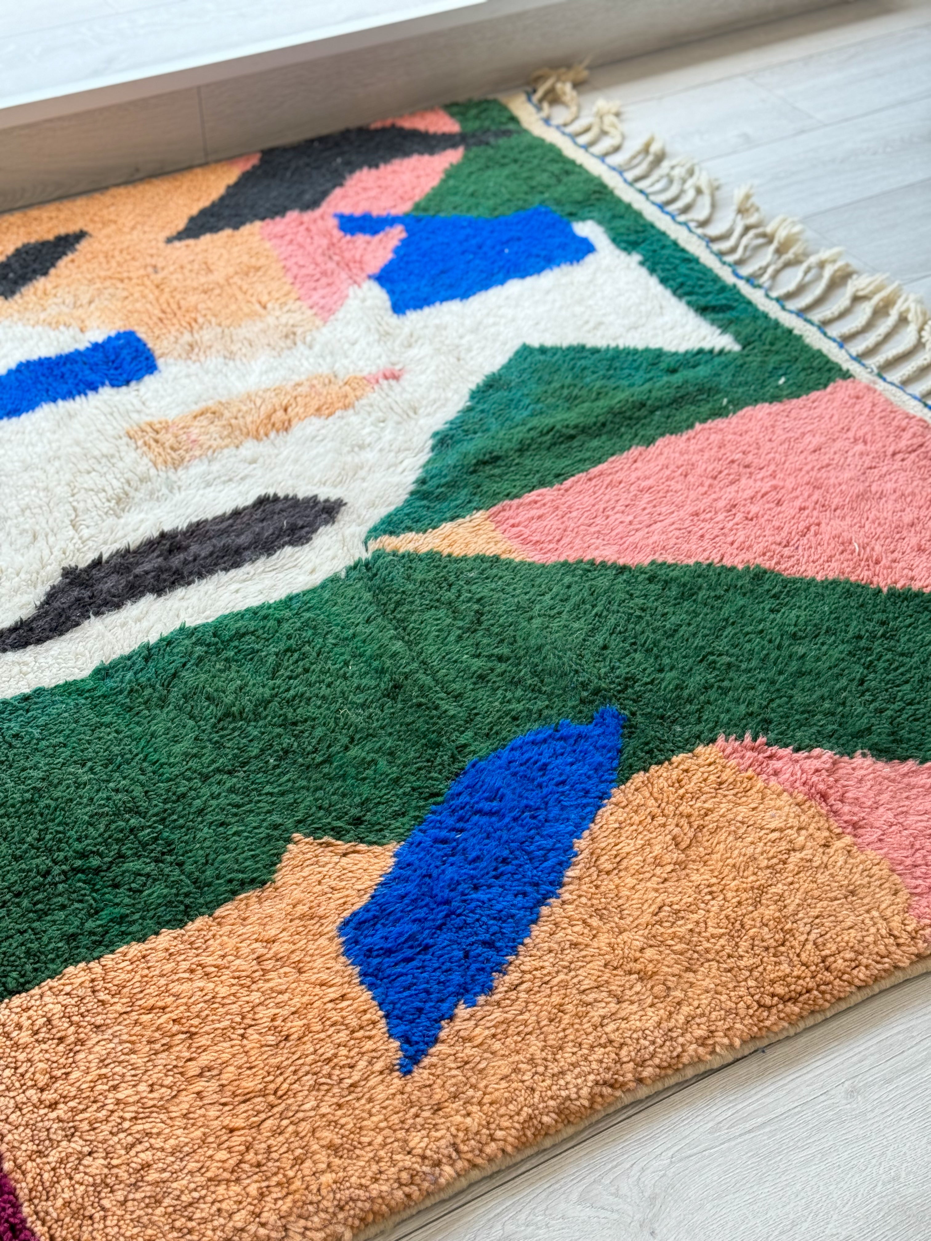 Colorful Berber rug 157 x 263 cm - n°1156