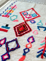 Colorful Berber rug 145 x 278 cm - n°591
