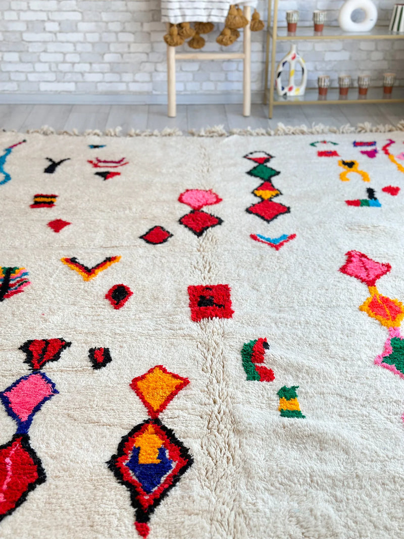 Colorful Berber carpet - n°616