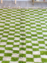 Colorful Berber shaggy rug - 153 x 260 cm - n°705