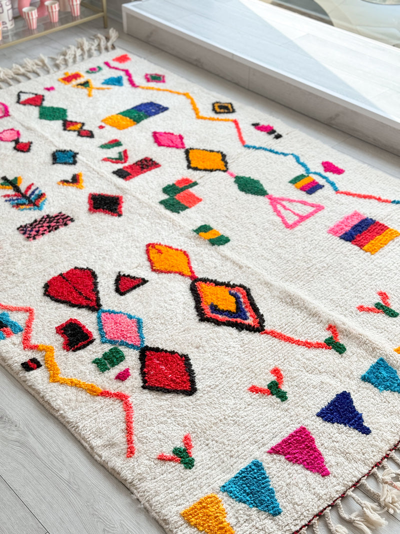Colorful Berber rug 170 x 280 cm - n°856