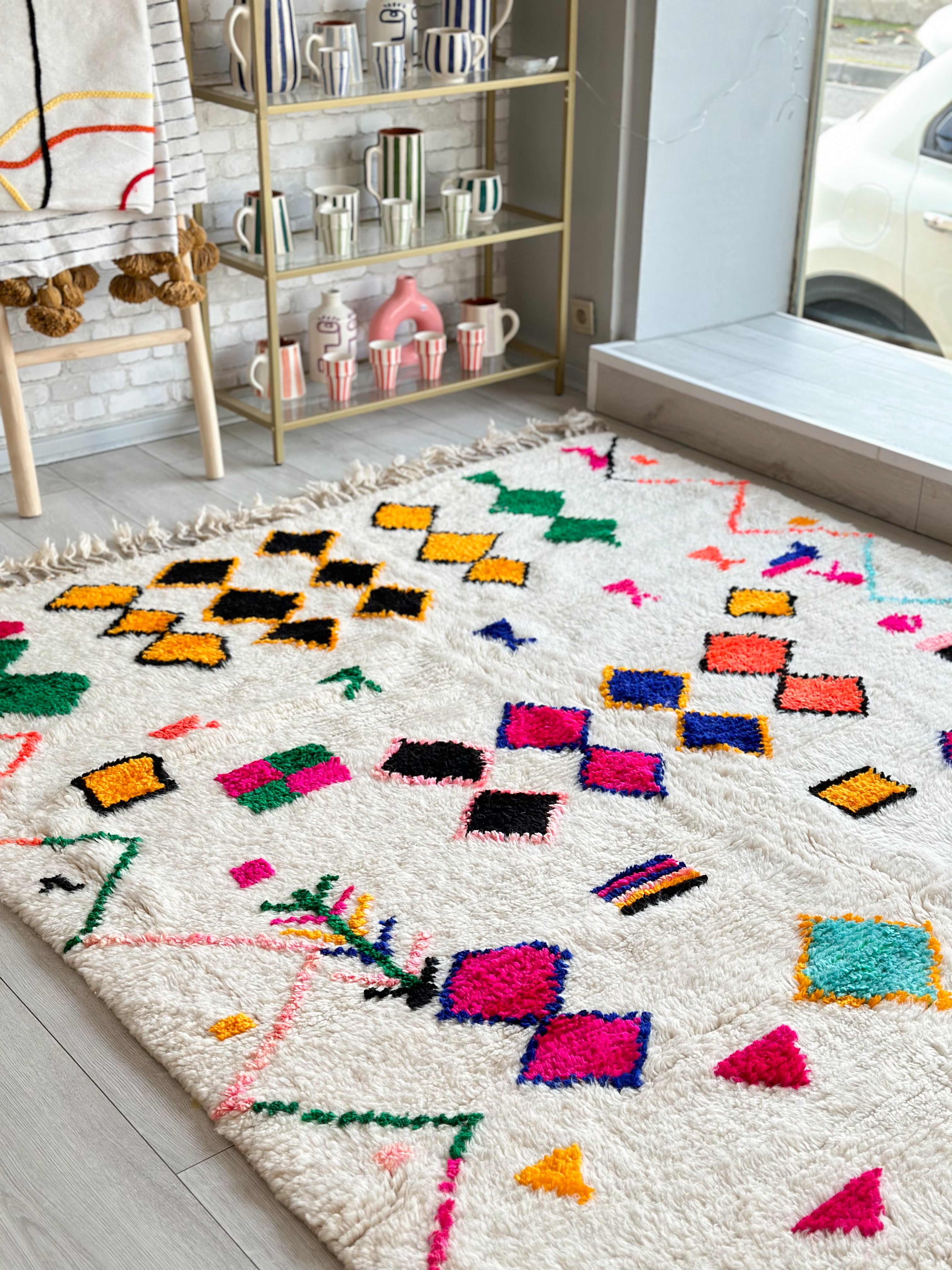 Colorful Berber rug 186 x 330 cm - n°776