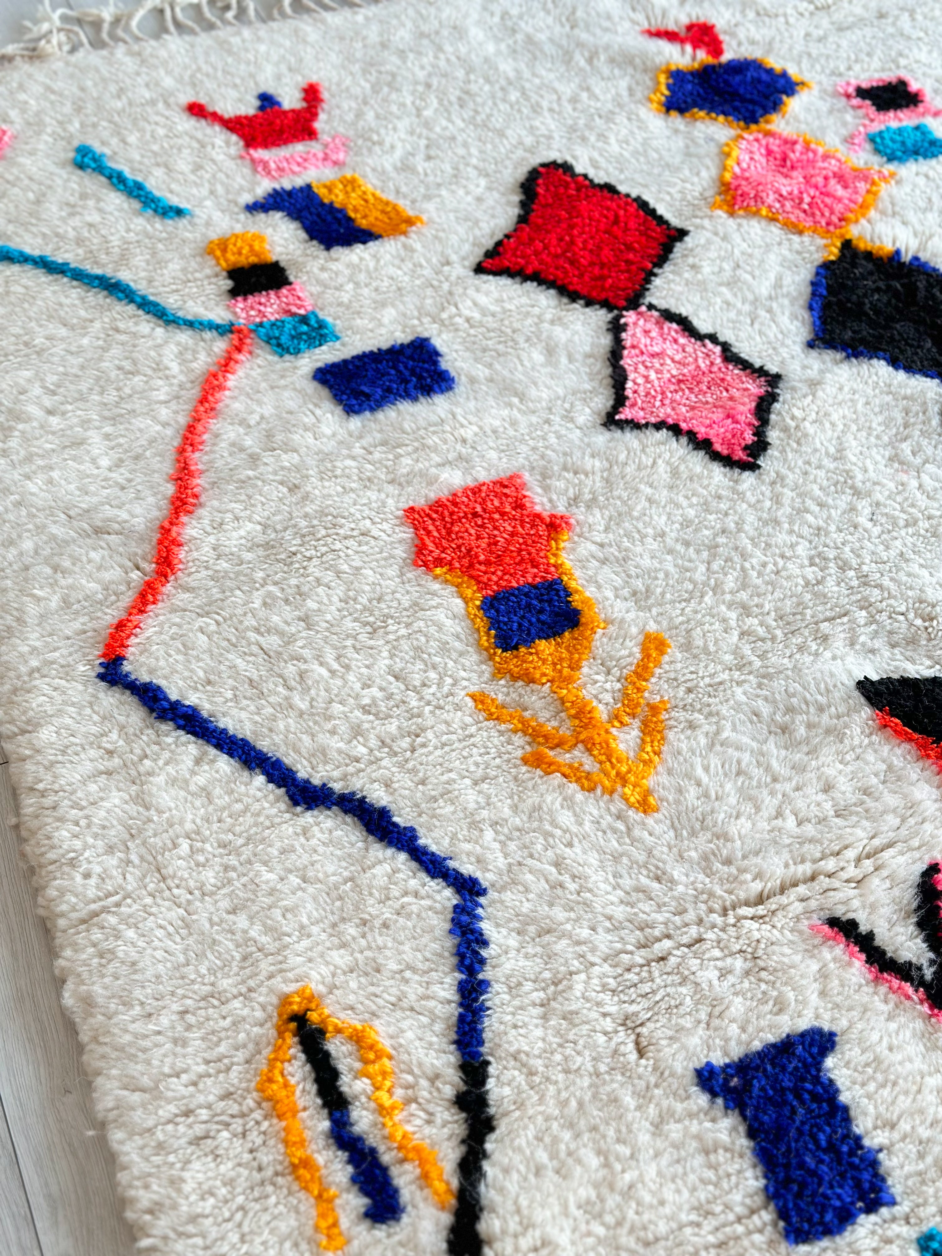 Colorful Berber rug SHAGGY 200 x 325 cm - n°772