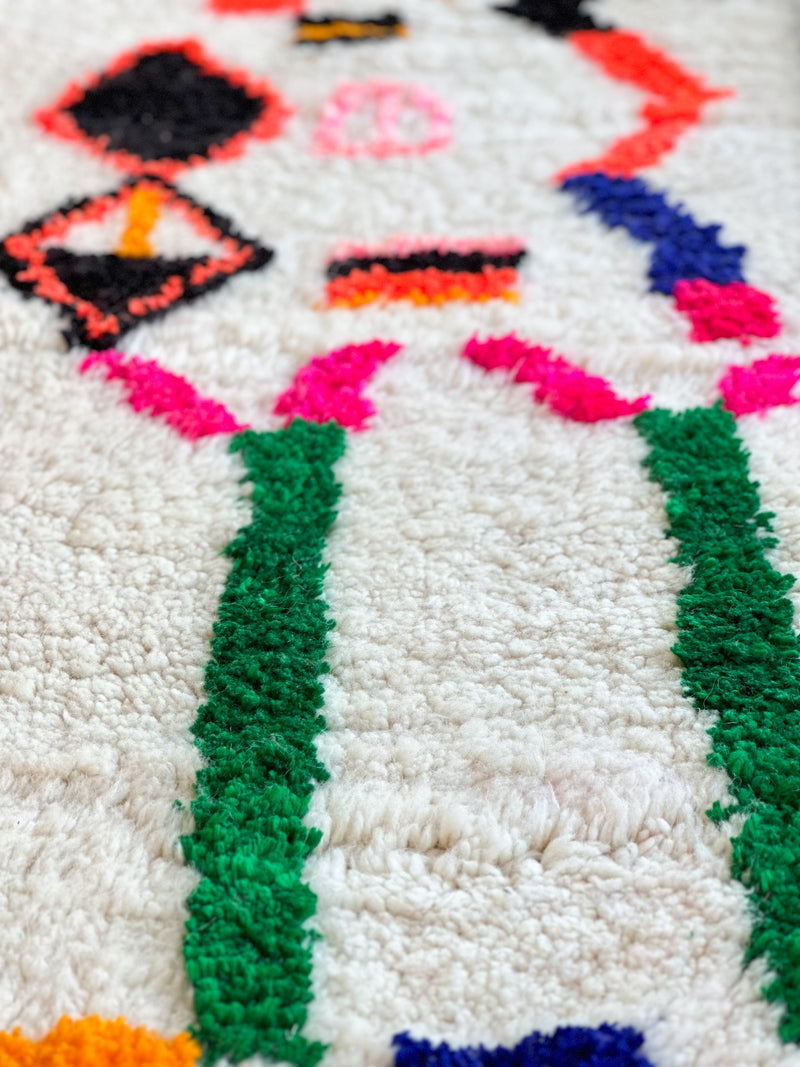 Colorful Berber rug 158 x 260 cm - n°782