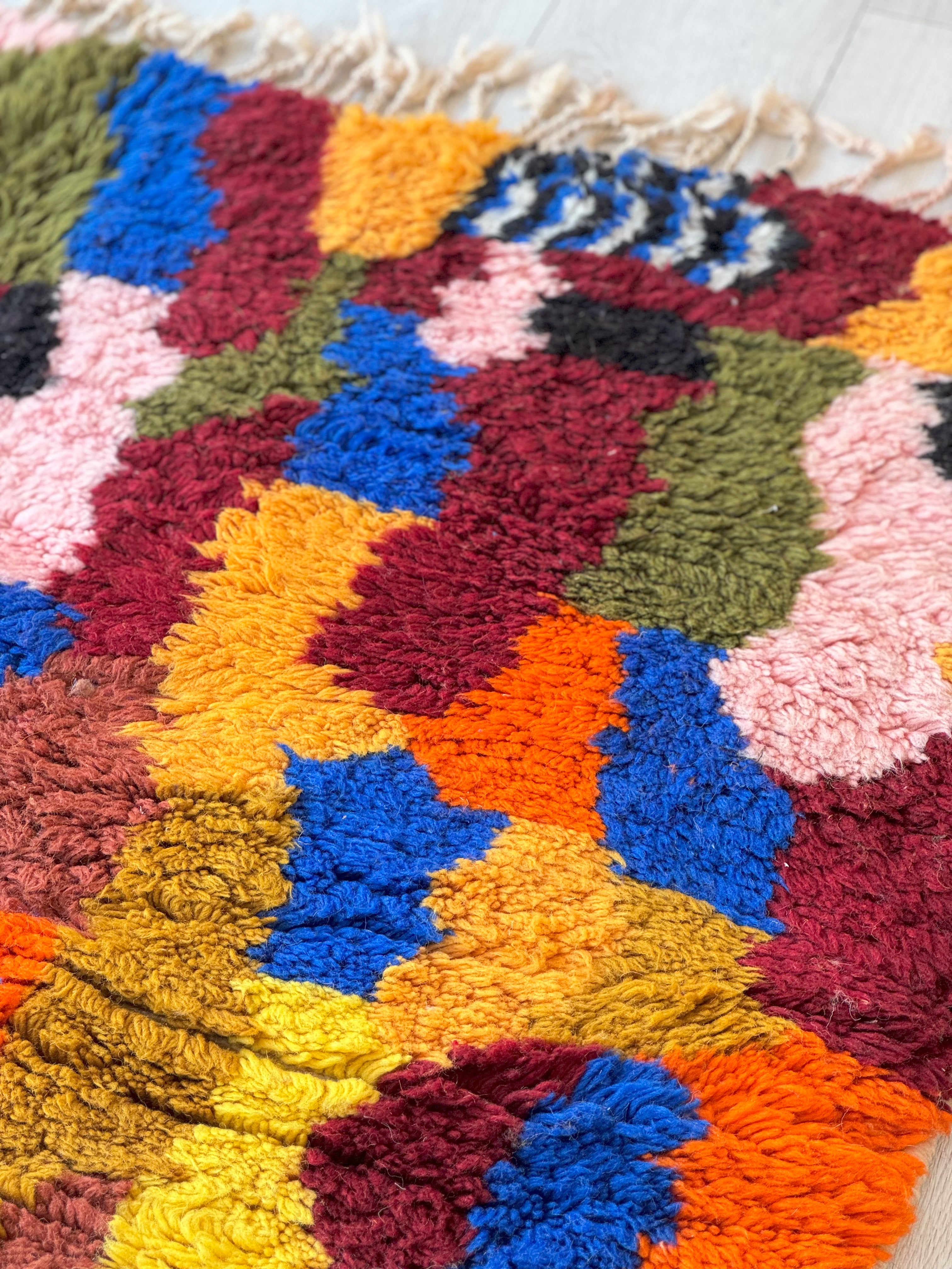 Tapis berbère coloré 162 x 260 cm - n°1172