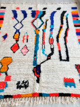 Colorful Berber rug 165 x 245 cm - n°899