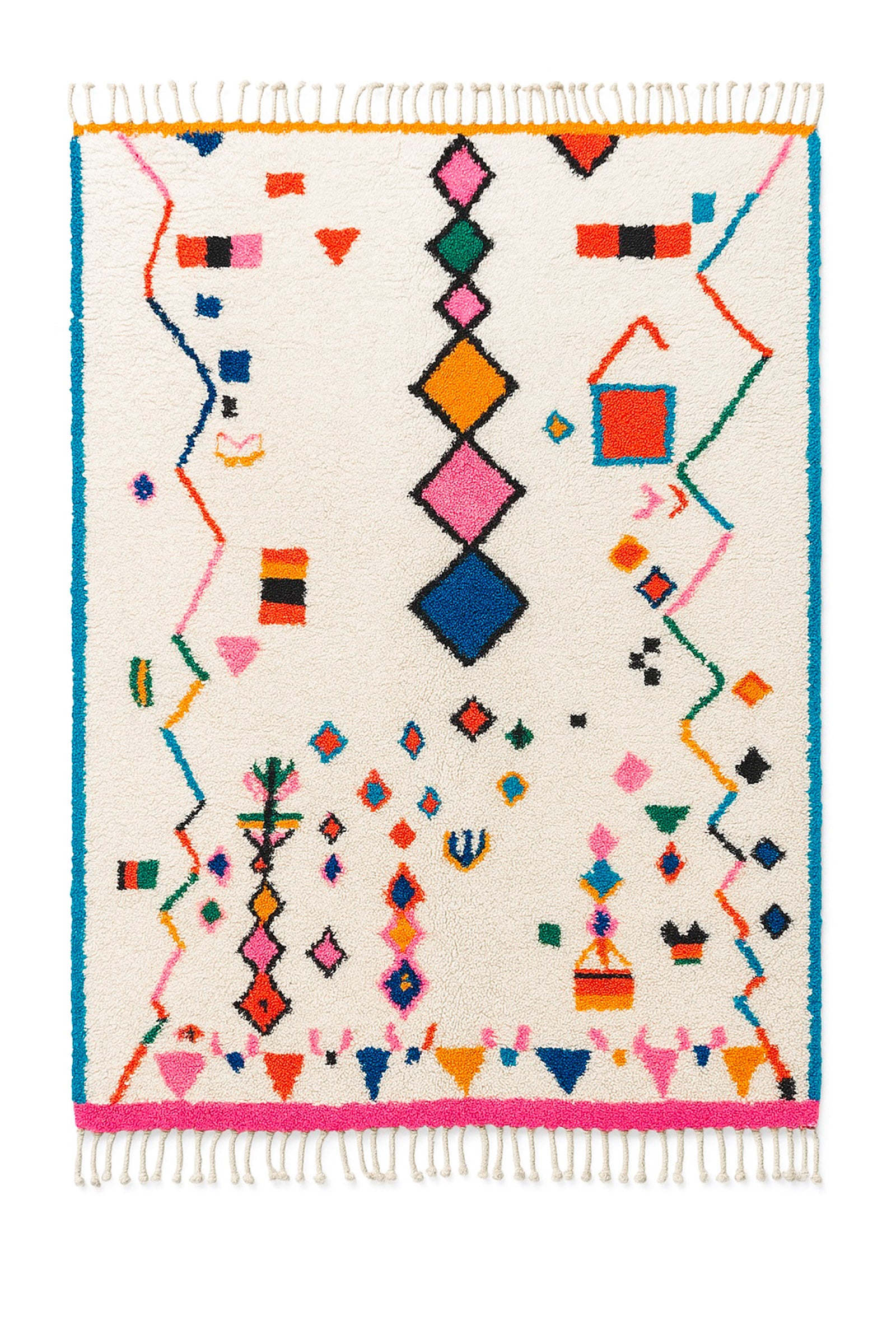Tapis berbère coloré 155 x 269 cm - n°1956