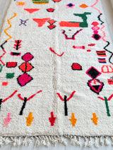 Colorful Berber rug 139 x 298 cm - n°811