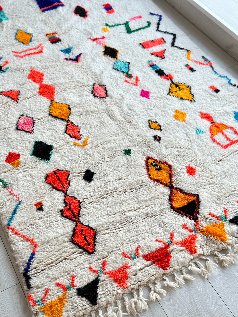 Colorful Berber rug SHAGGY 150 x 258 cm - n°759