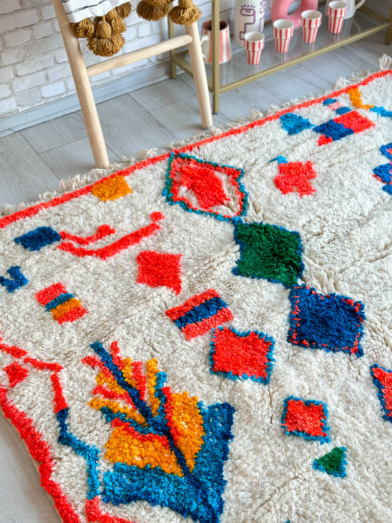 Colorful Berber rug SHAGGY 172 x 300 cm - n°767