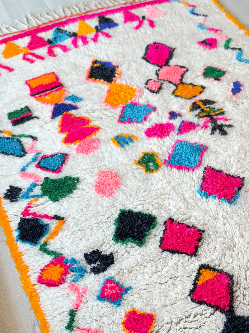 Colorful Berber rug 155 x 282 cm - n°834