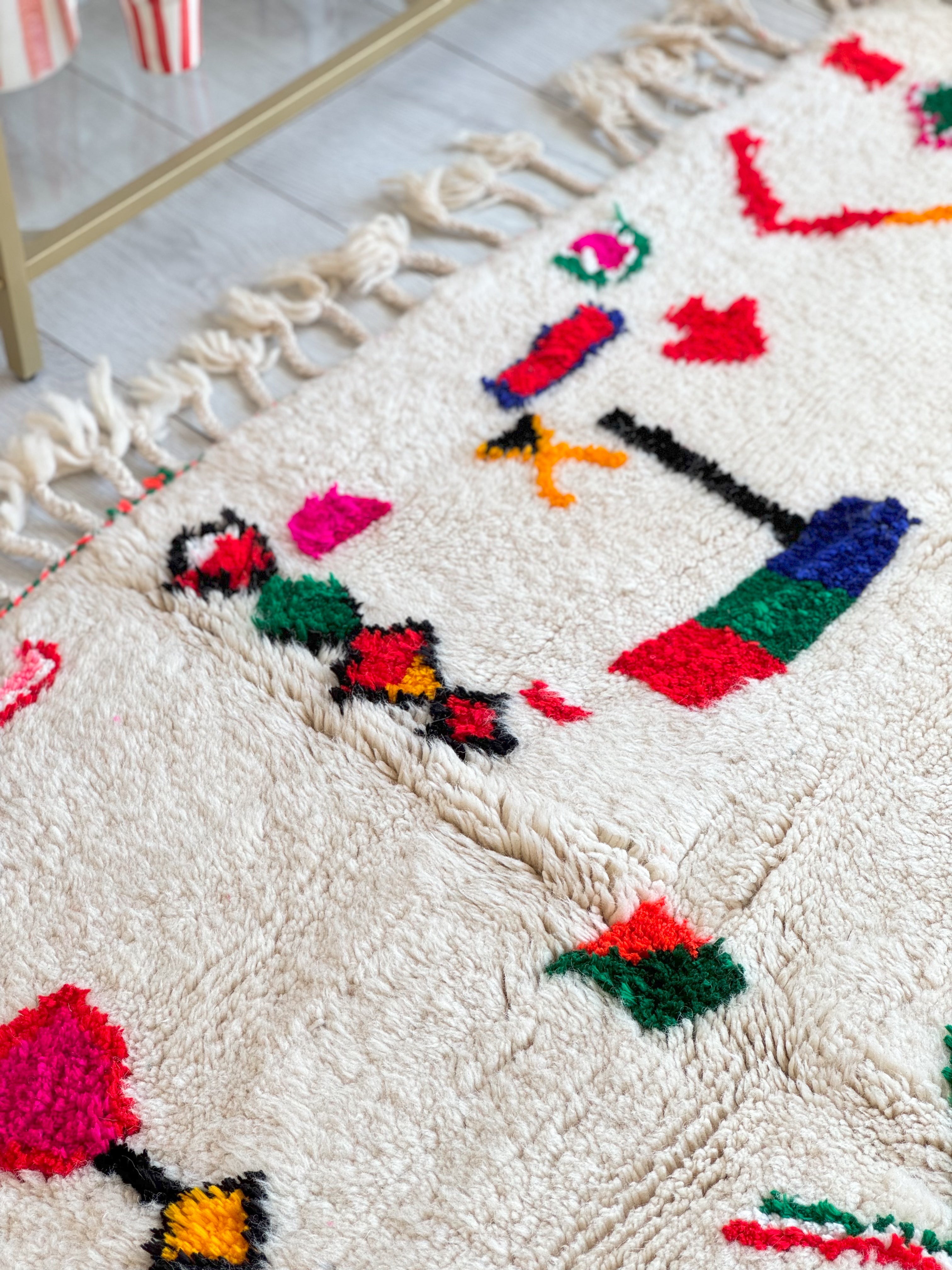 Colorful Berber carpet - n°1429