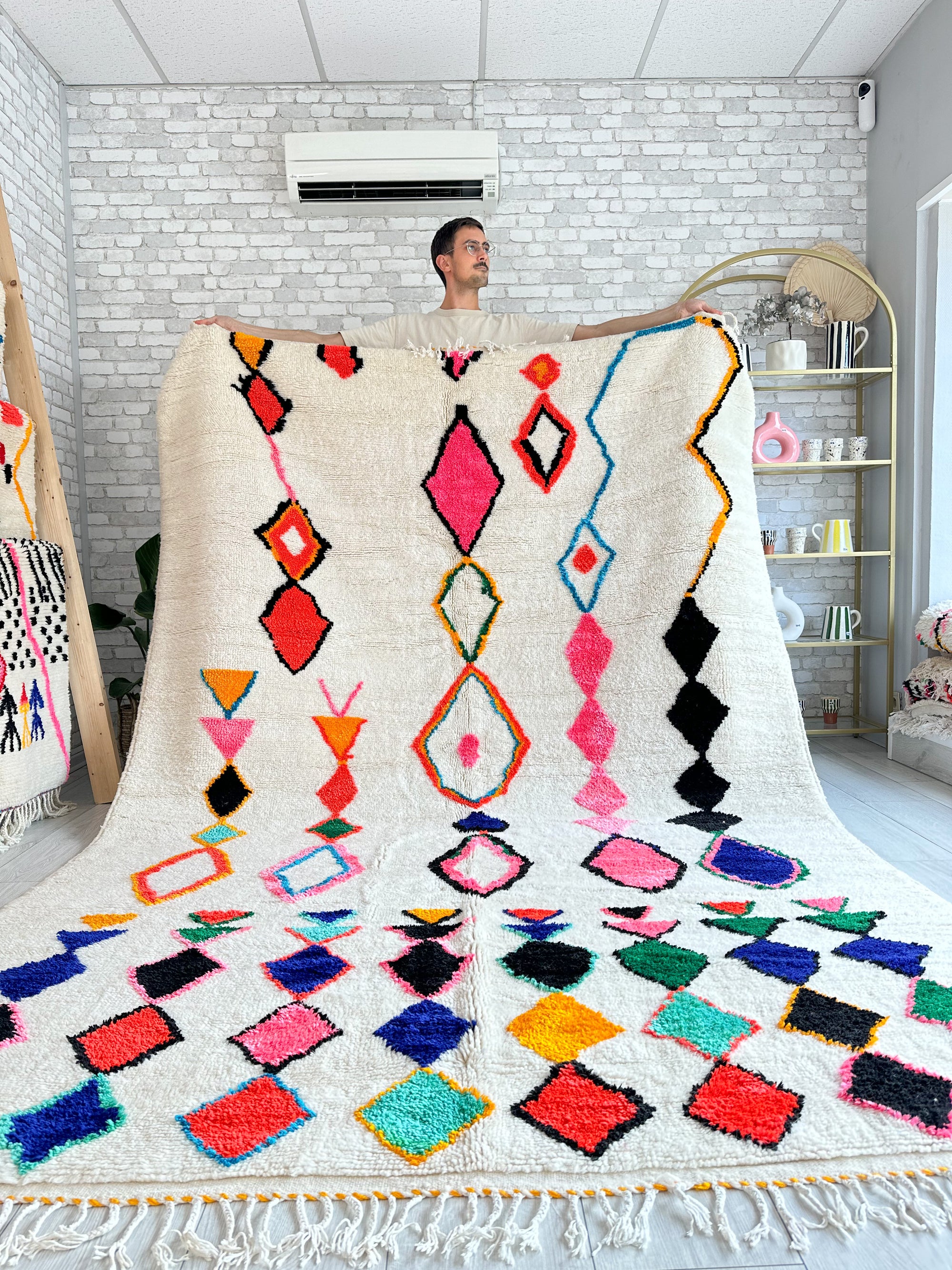 Tapis berbère coloré 200/300 cm