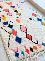 Colorful Berber rug 146 x 282 cm - n°833