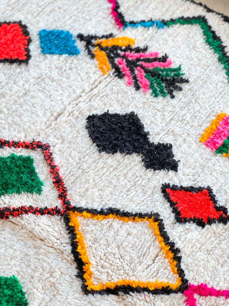 Colorful Berber rug 150 x 260 cm - n°870