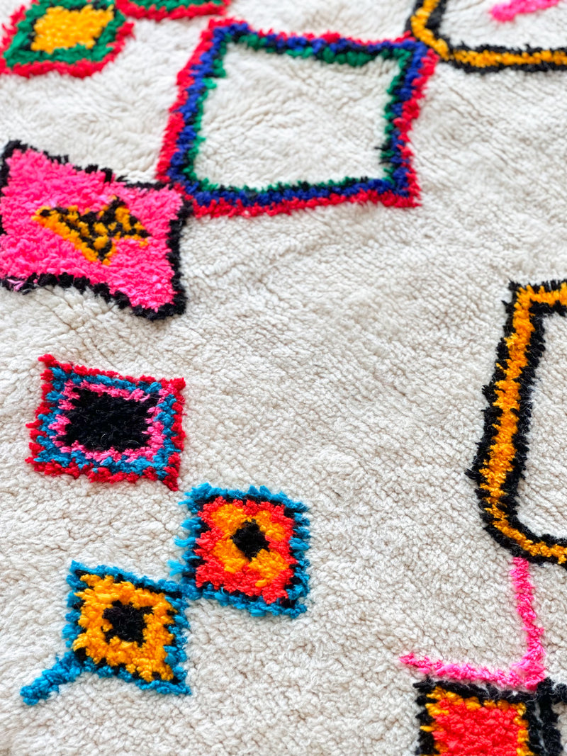 Colorful Berber rug 150 x 260 cm - n°739