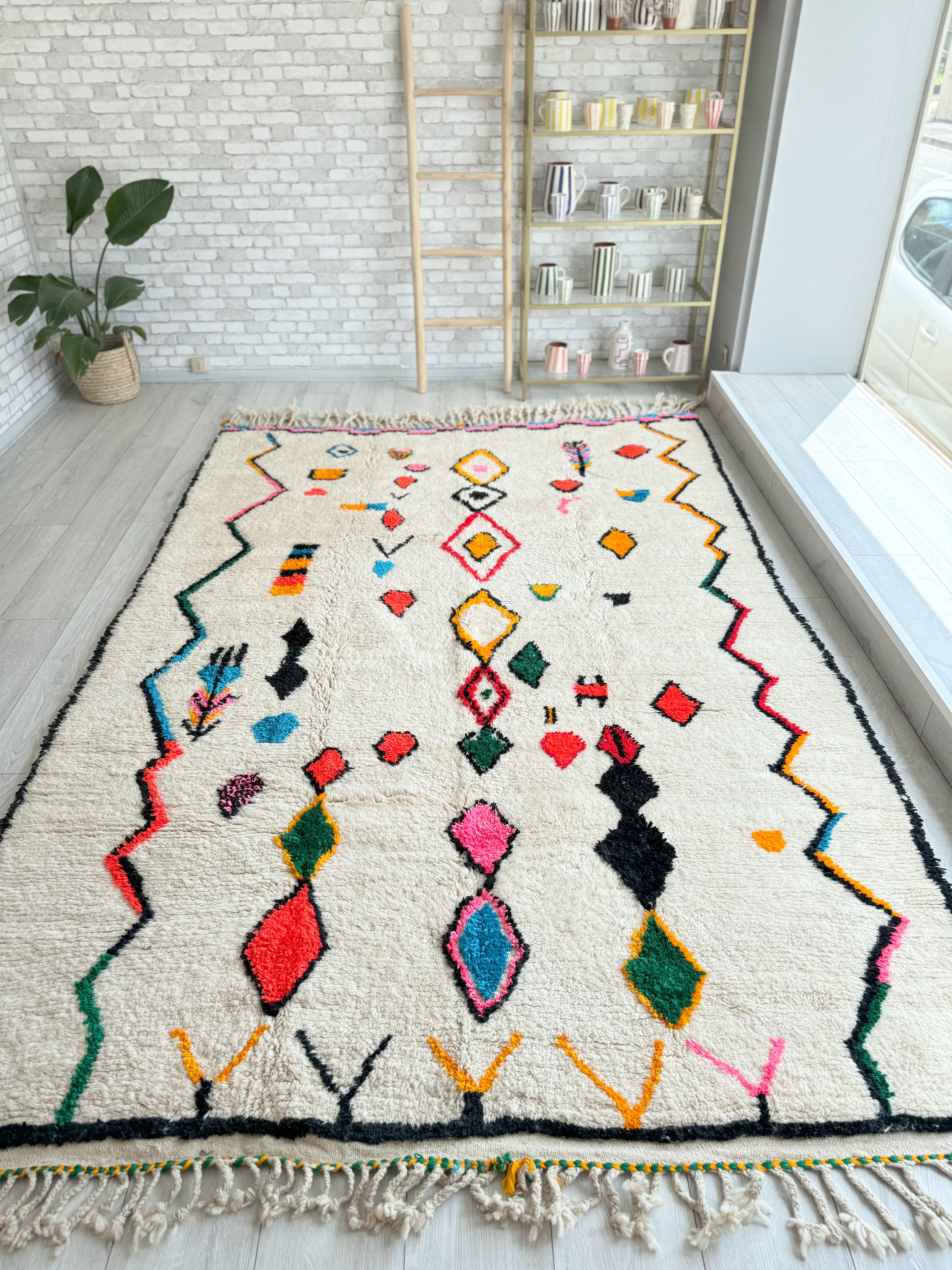 Tapis berbère coloré 201 x 320 cm - n°1279