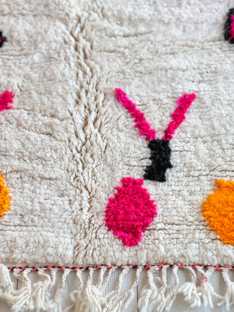 Colorful Berber rug 155 x 257 cm - n°838