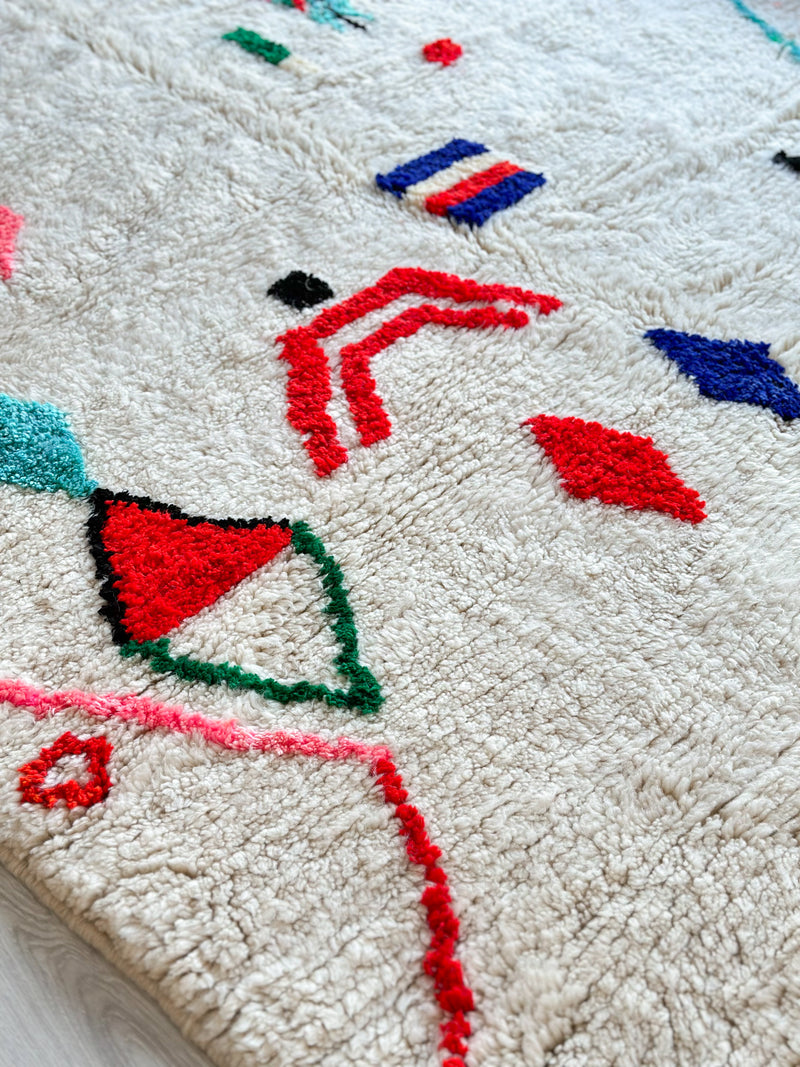 Colorful Berber rug 188 x 320 cm - n°764