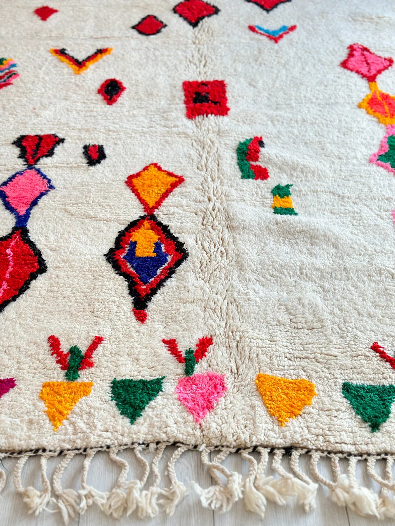 Tapis berbère coloré - n°616