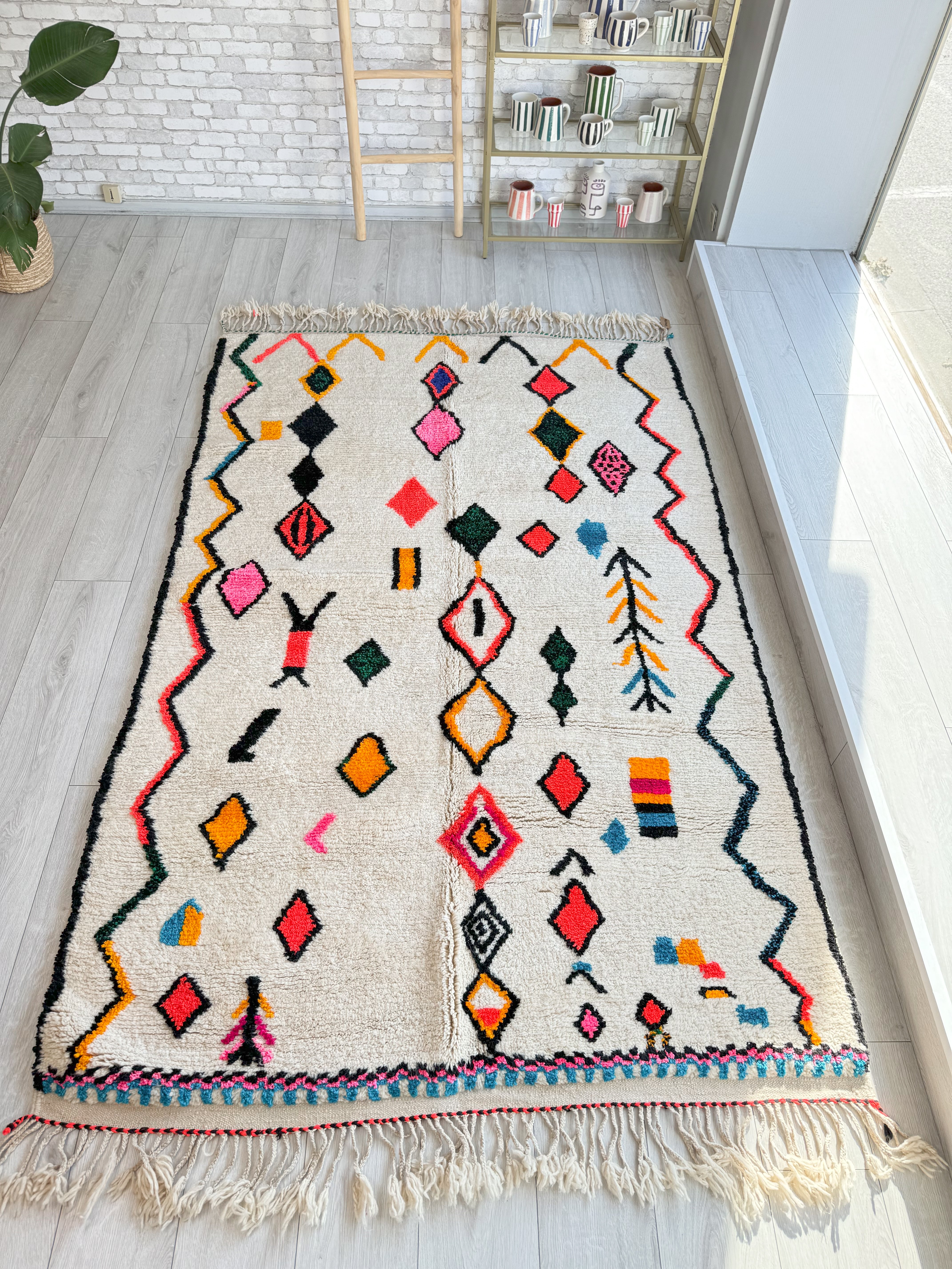 Colorful Berber Rug 164 x 278 cm / 5.4 x 9.1 ft - n°1496