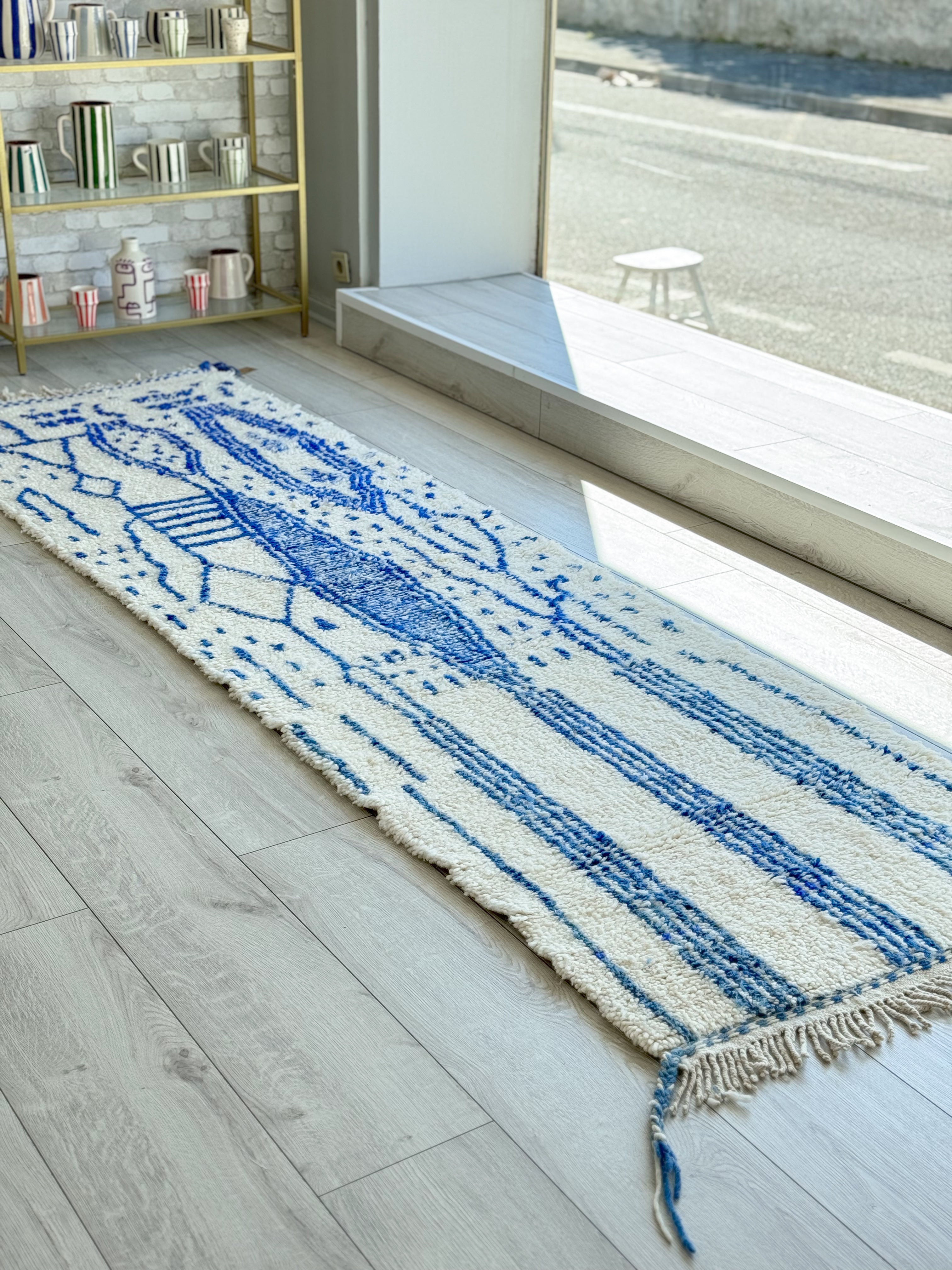 Tapis de couloir Beni Ouarain 83 x 300 cm - n°1029