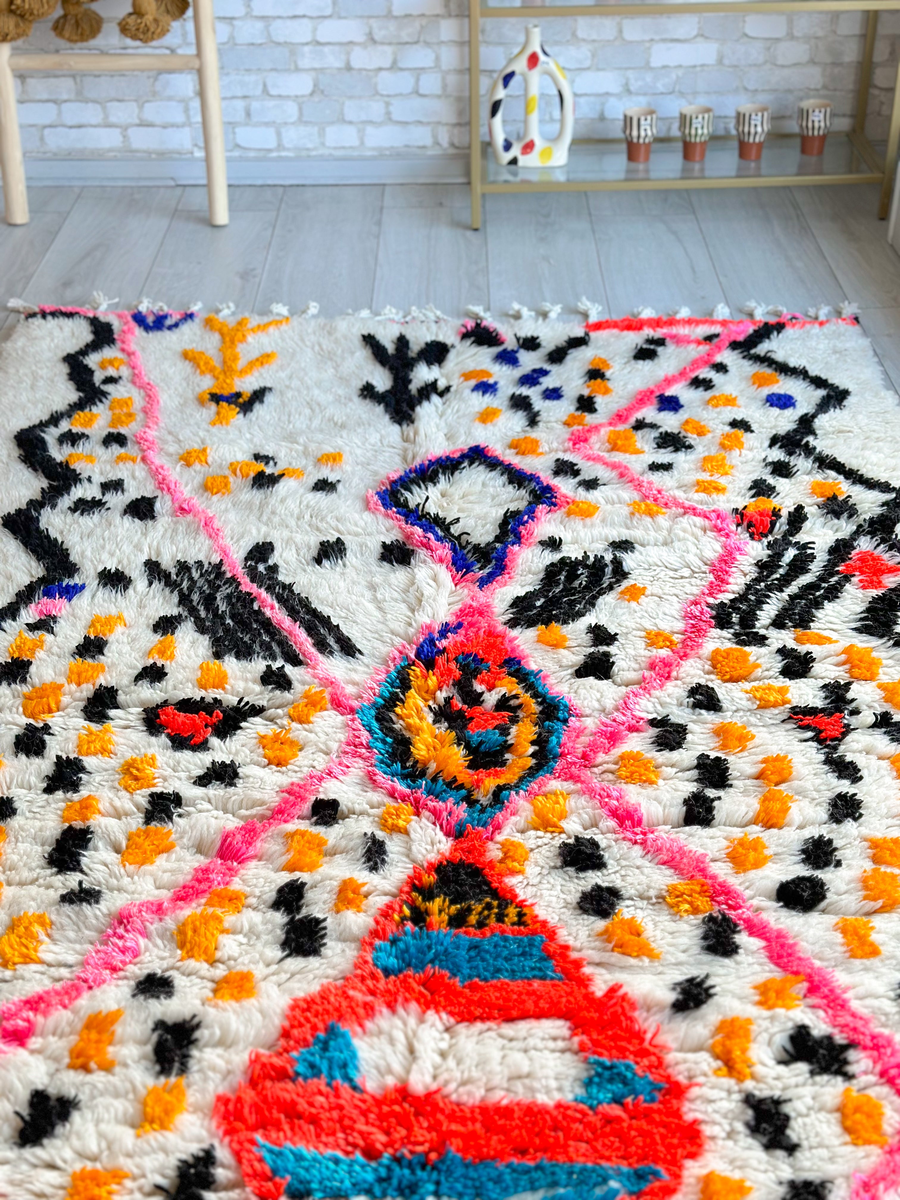 Colorful Berber rug 145 x 245 cm - n°687