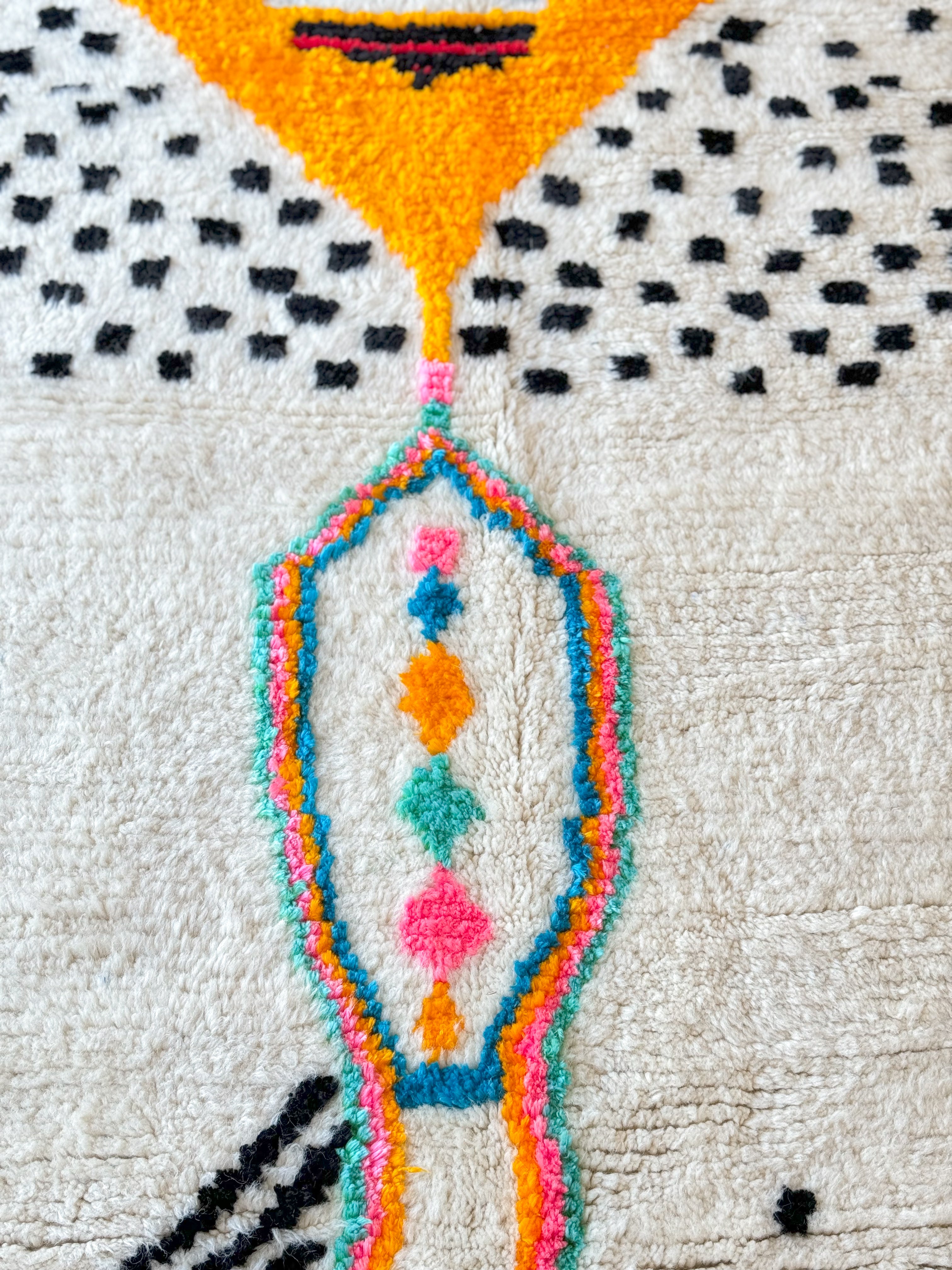 Colorful Berber rug - n°1034 