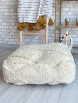 Marokkanischer Pouf, Beni Ouarain Pouf - 60 x 60 cm