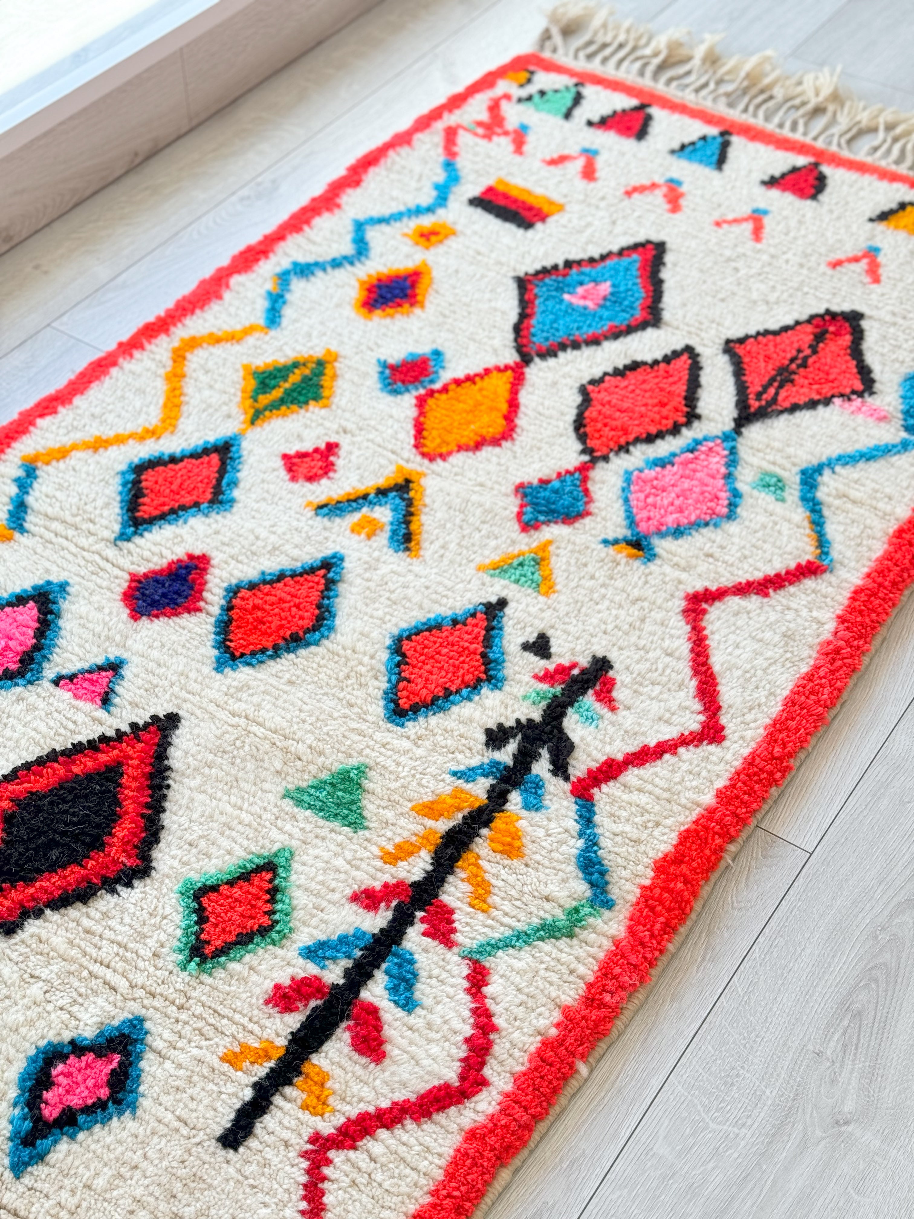 Colorful Moroccan Runner Rug - n°1376