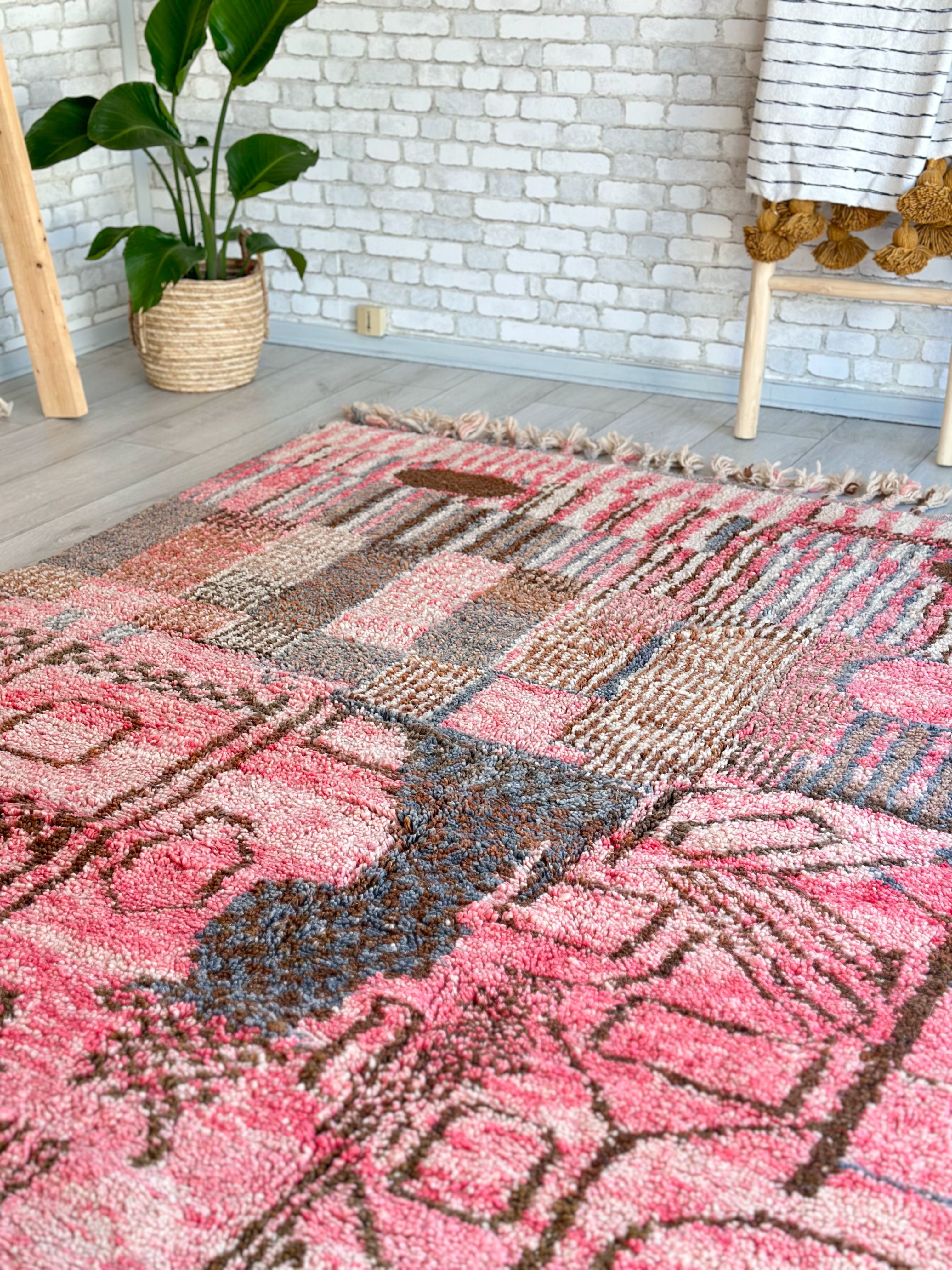 Colorful Beni Ouarain rug - 200 x 315 cm - n°672