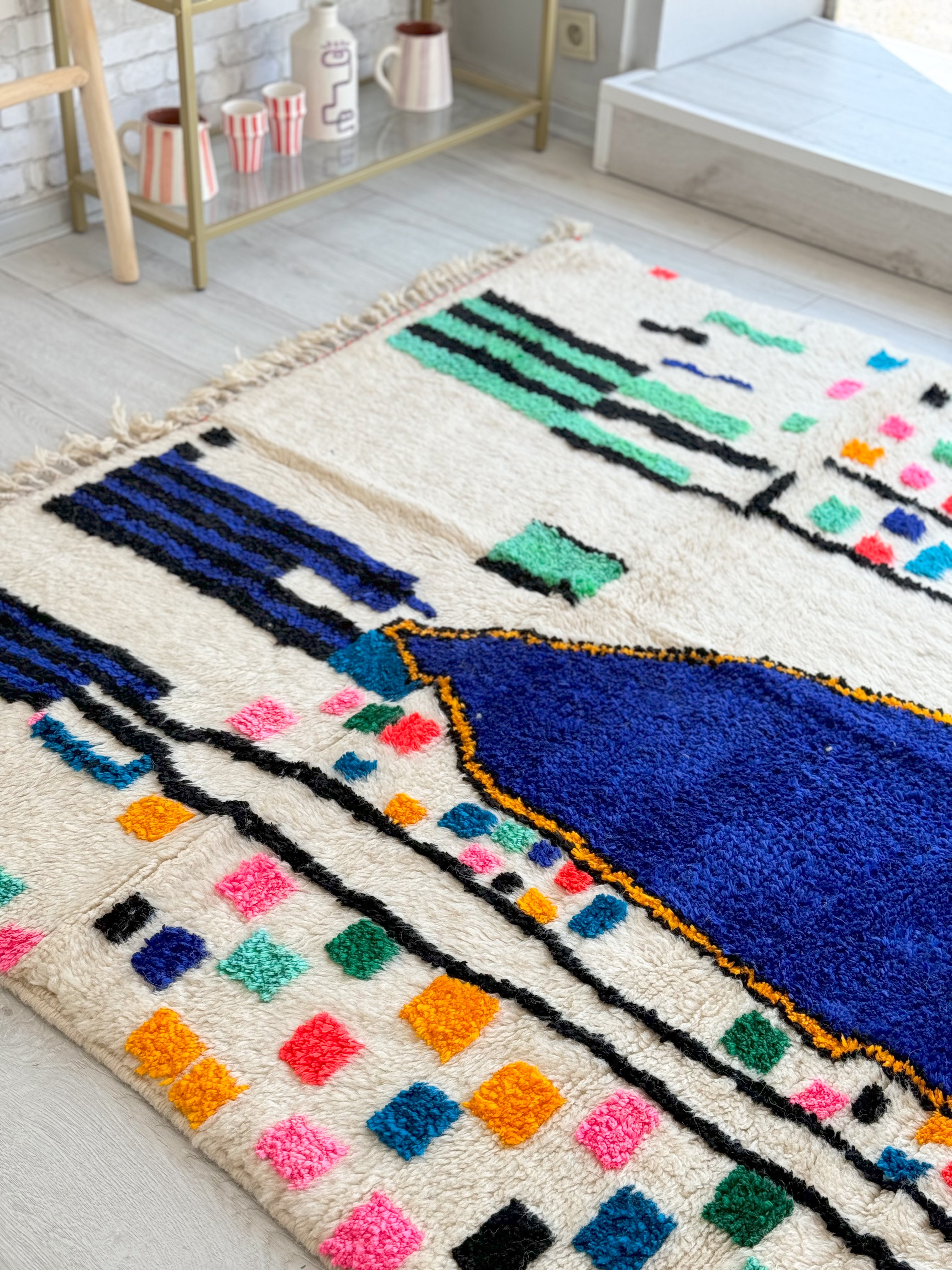 Colorful Berber carpet - n°1307