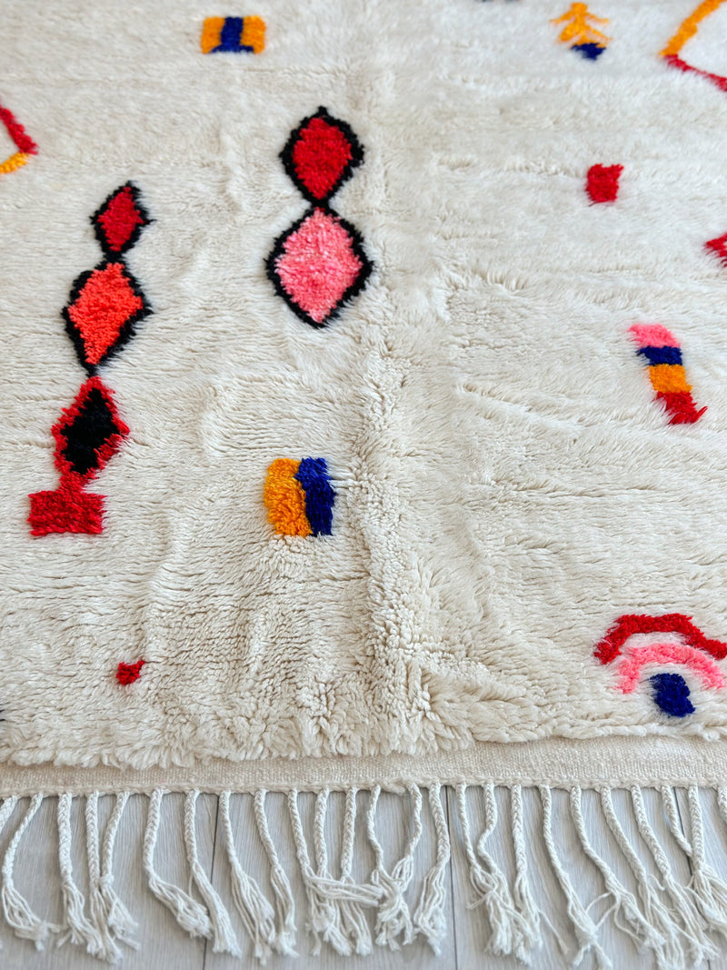 Colorful Berber rug 200 x 300 cm - n°560