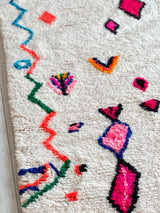 Colorful Berber rug SHAGGY 165 x 285 cm - n°762